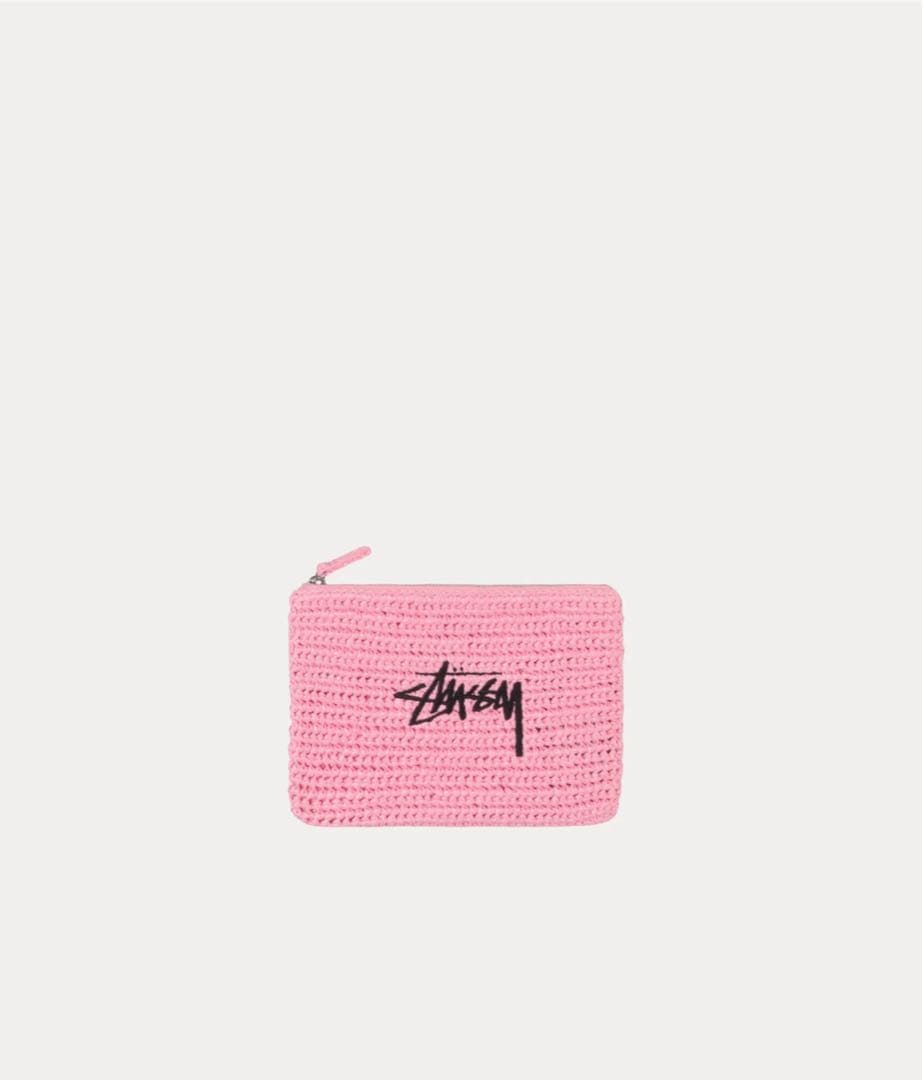 ［超希少］stussy RAFFIA POUCH WOVEN ZIP 25SS☆Stussy WOVEN ZIP POUCH (STUSSY/ポーチ) 117357972【BUYMA】