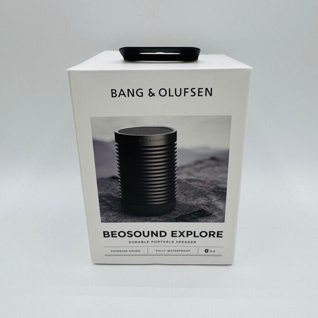 【極美品】BANG&OLUFSEN BEOSOUND EXPLORE スピーカー ブルートゥーススピーカー ブラック BEOSOUND-EXPLORE-BLACK