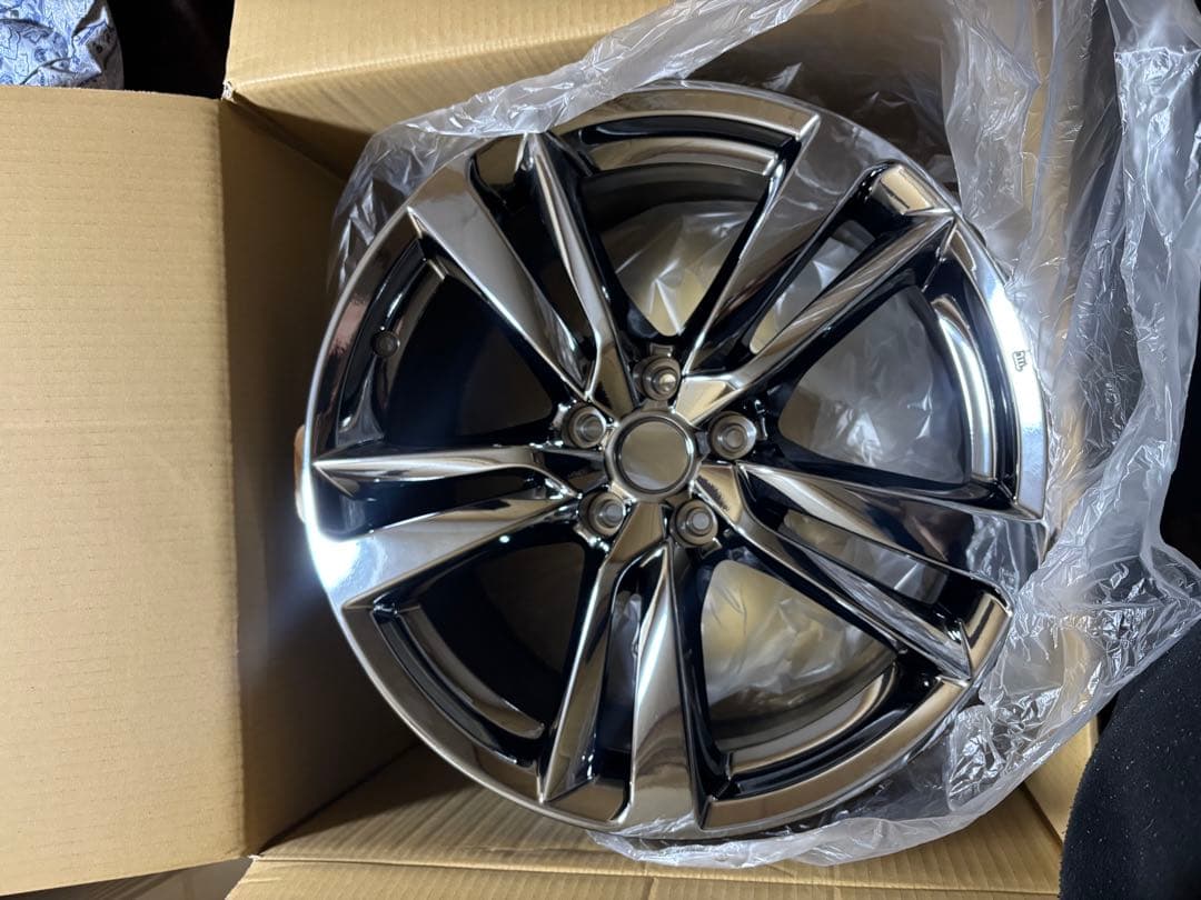 Nissan 19インチ ブラッククロームホイール v37SKYLINE - メルカリ