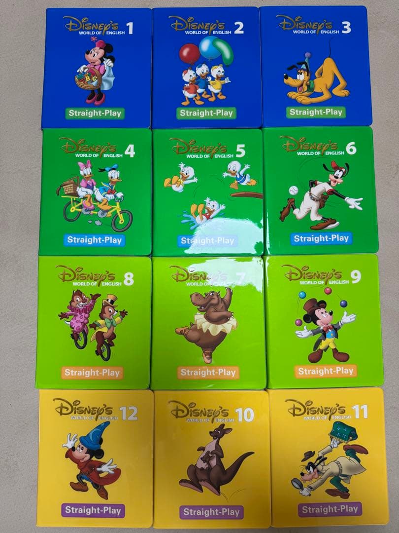 2018年購入 ストレートプレイプレイDVD ディズニー英語システム ストレートプレイDVD 2018年購入 未開封大多数 DWE ディズニー英語