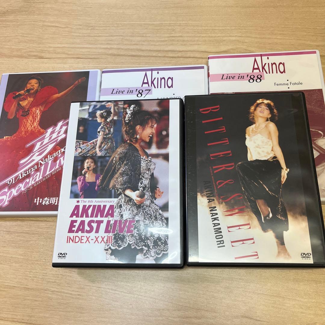 【週末セール中！】中森明菜/5.1オーディオ・リマスターDVDコレクション5枚組