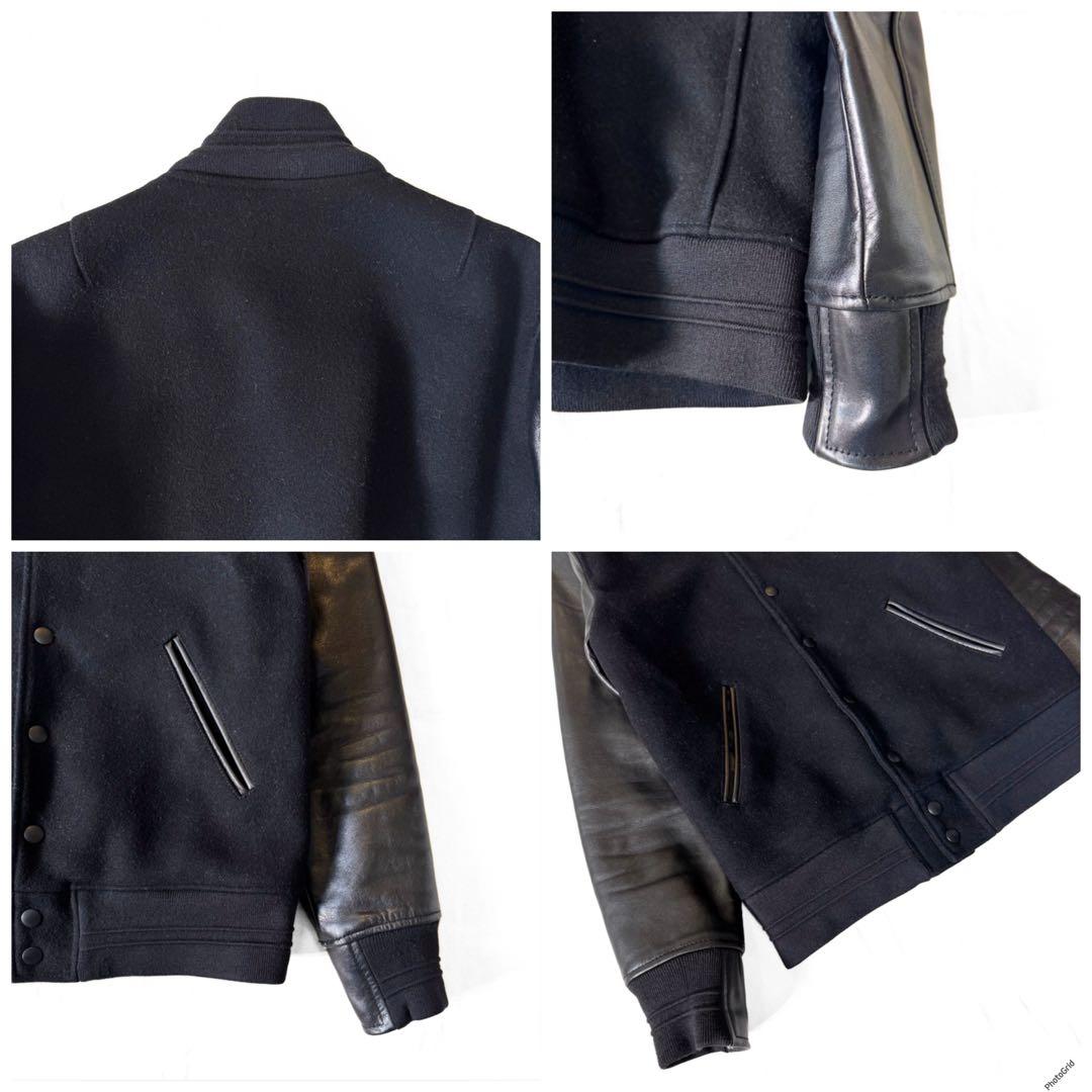 ジョンローレンスサリバン 袖レザー スタジャン ジャケット コート