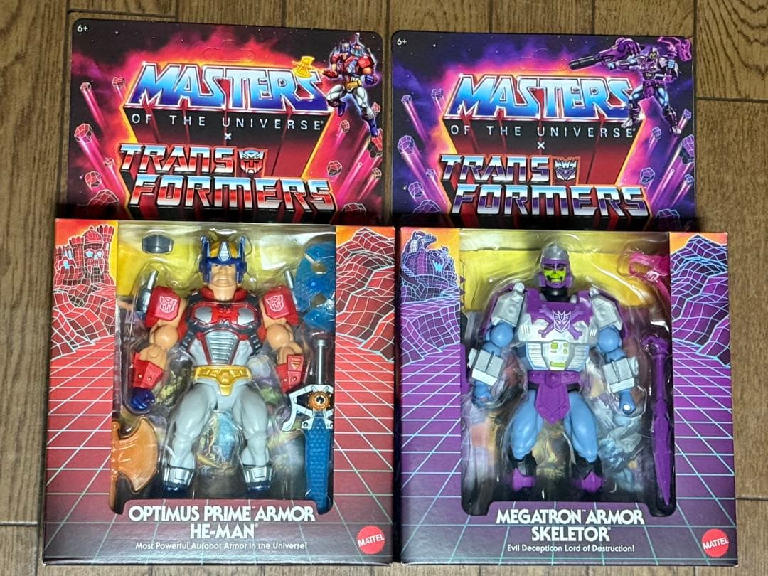 貴重 トランスフォーマー マスターズオブザユニバース セット motu