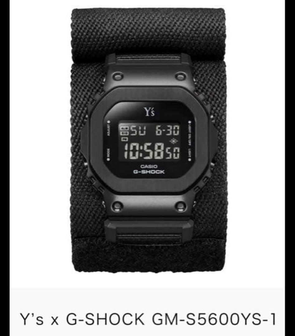 新品未開封】Y's x G-SHOCK GM-S5600YS-1 ブラック - メルカリ