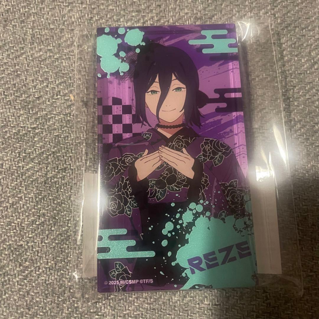 チェンソーマン OMATSURI レゼ ルーレット B賞 アクリルブロック レゼ