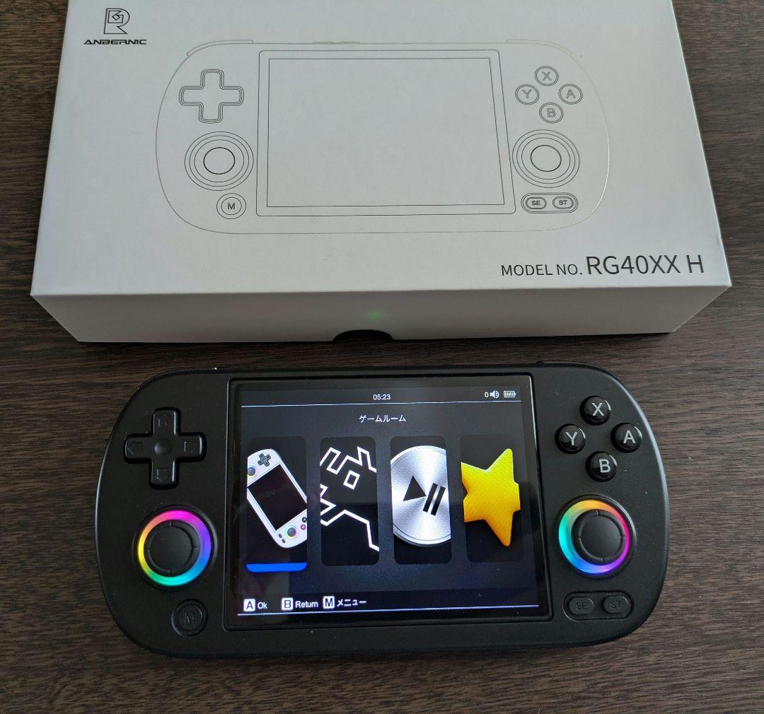 Anbernic RG40XX H 64GB アンバーニック ブラック ANBERNIC RG40XX H