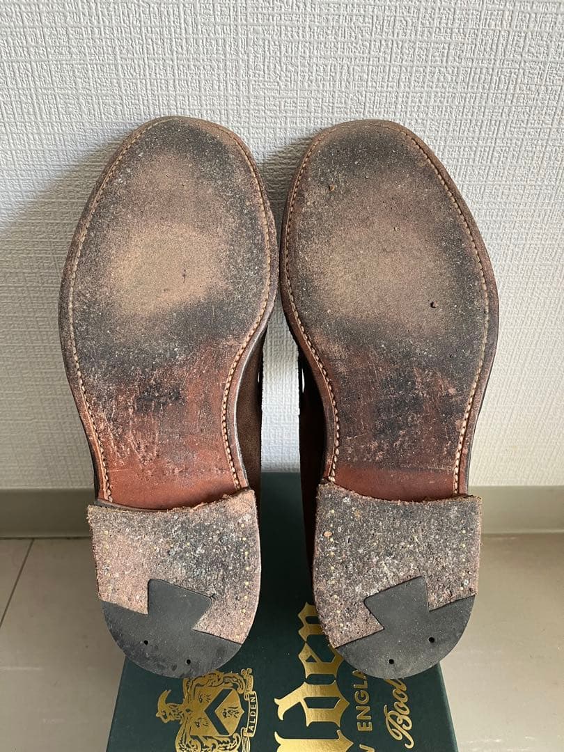 Aldenオールデン 34041F スエード タッセルローファー 6.5D