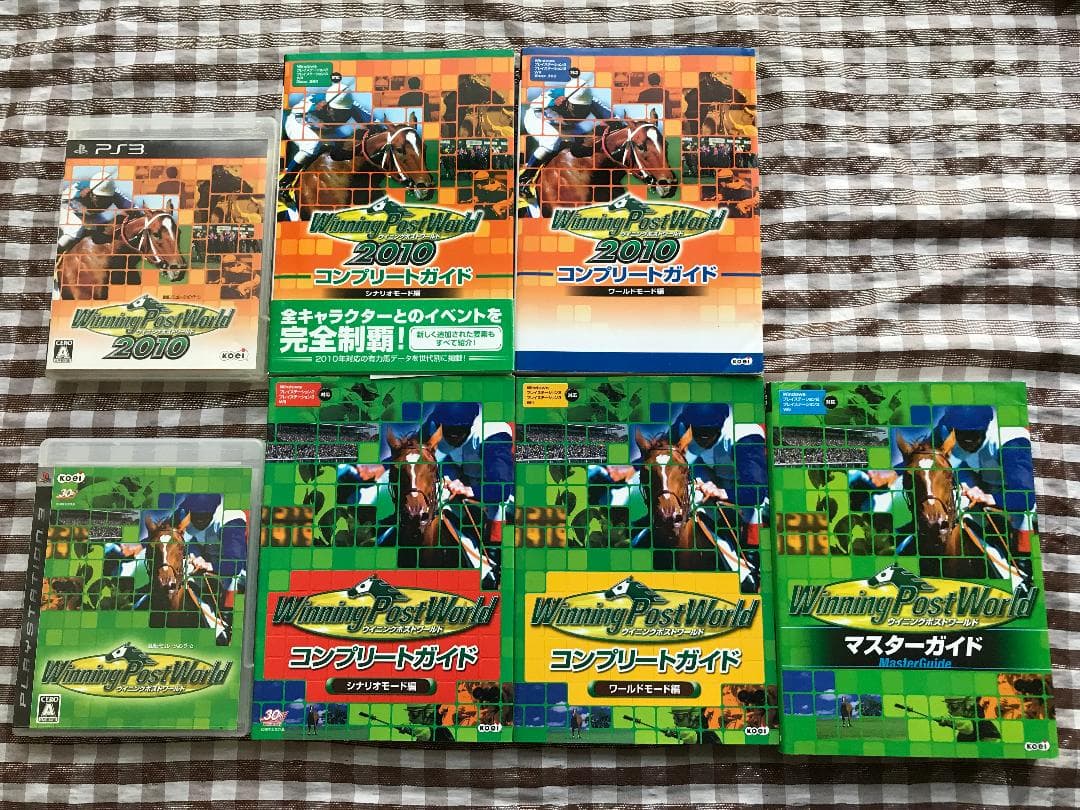 PS3　ウイニングポストワールド　2010　攻略本　セット　コンプリートガイド ウイニングポストワールド 2010 コンプリートガイド シナリオモード編