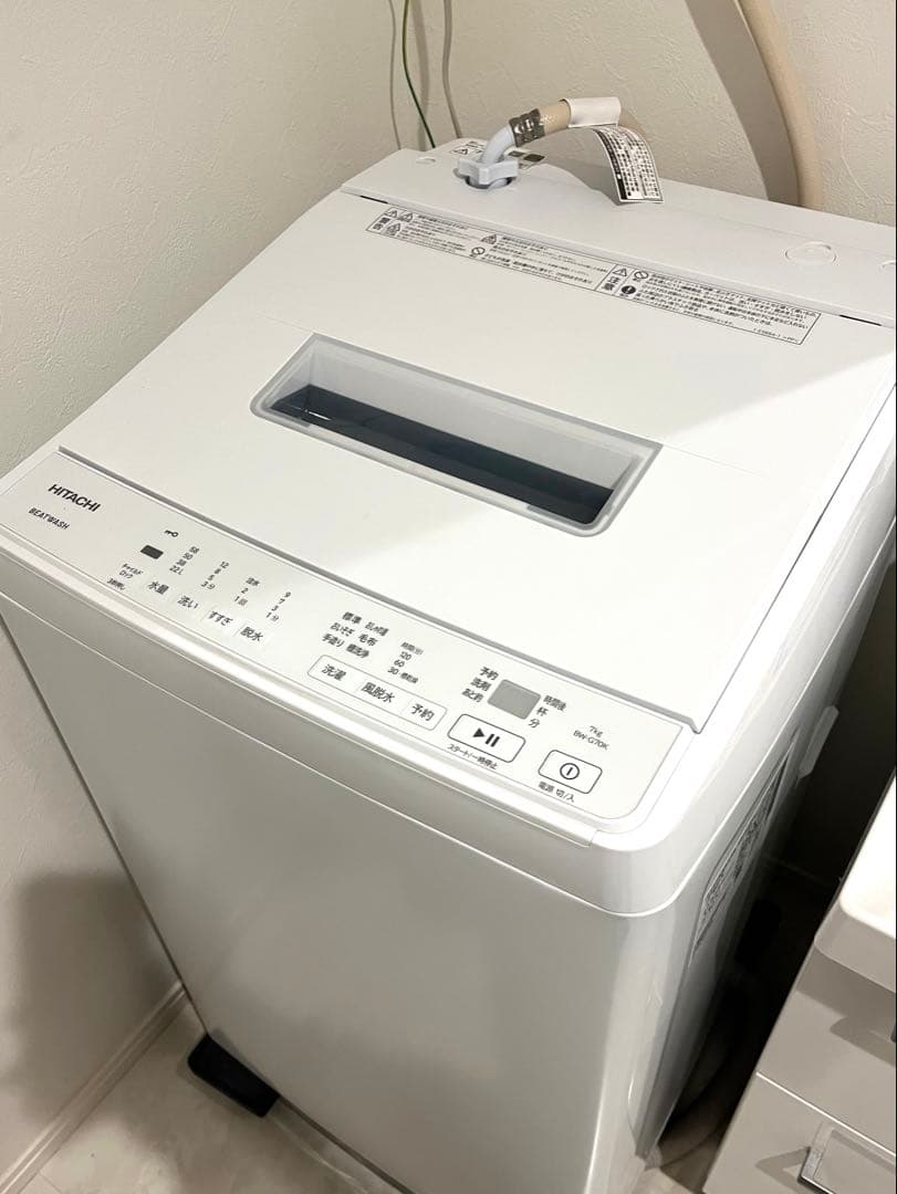 2024年製 日立 全自動洗濯機 7kg BEAT WASH BW-G70K-W 4549873188362L.jpg