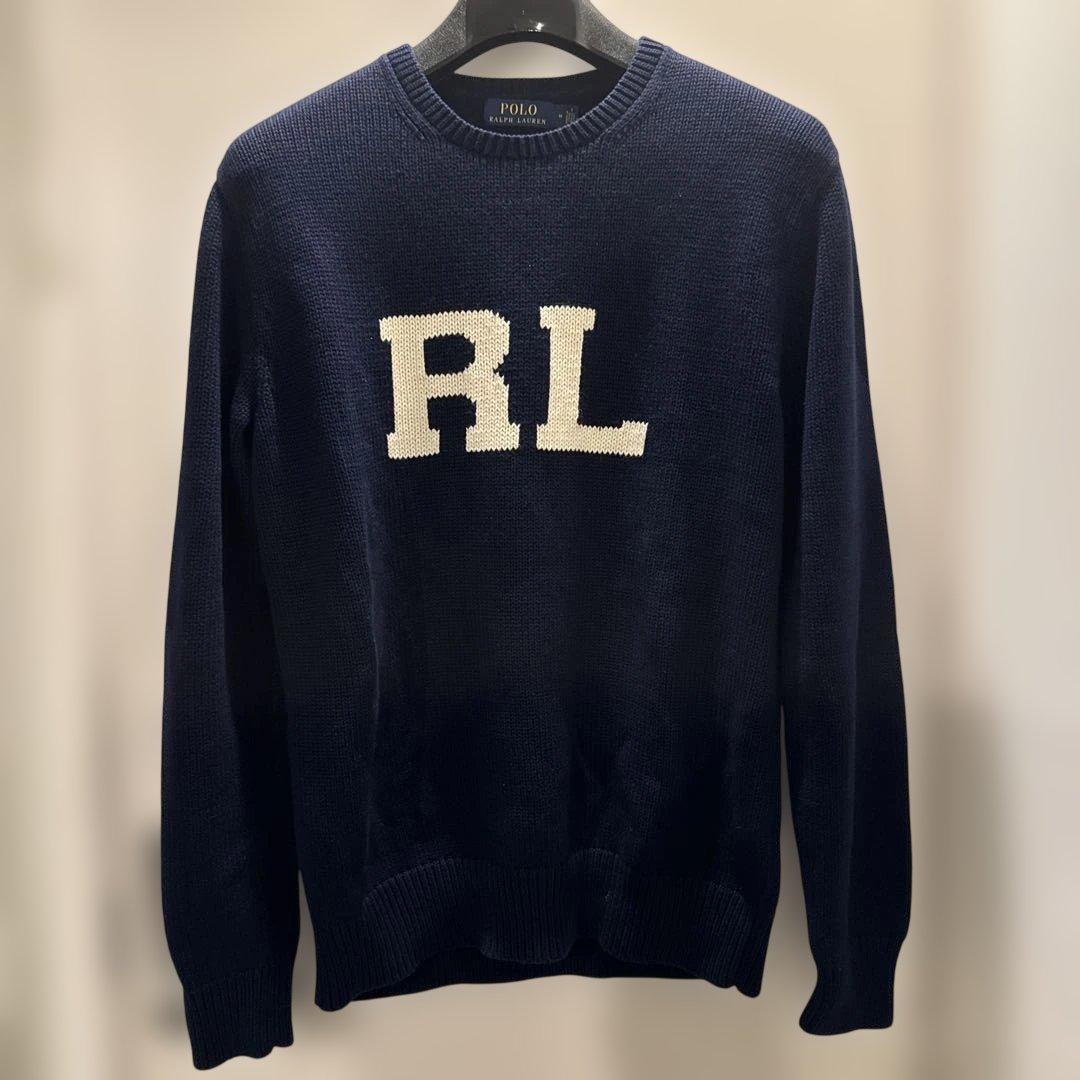 ポロラルフローレン RLロゴ クルーネック ニット セーター - メルカリ