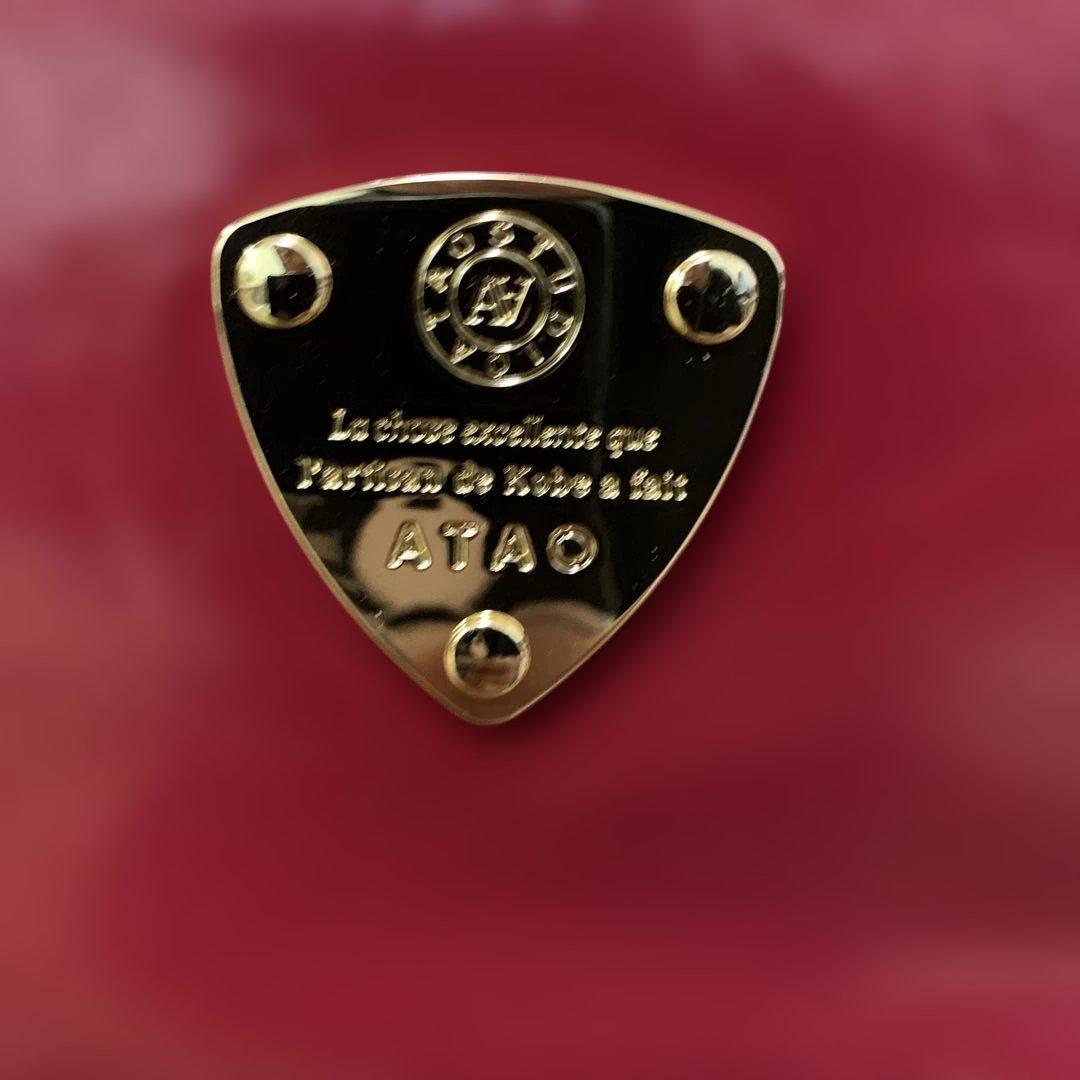 ATAO ブーブー ウォレットショルダーバッグ エナメル ゴールド金具 美