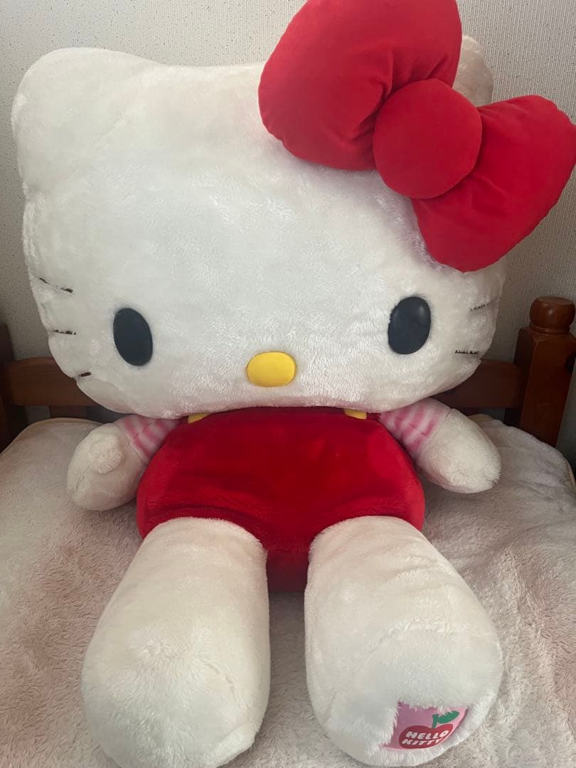 サンリオ美品！4L 特大 希少ハローキティ ぬいぐるみ レア - メルカリ