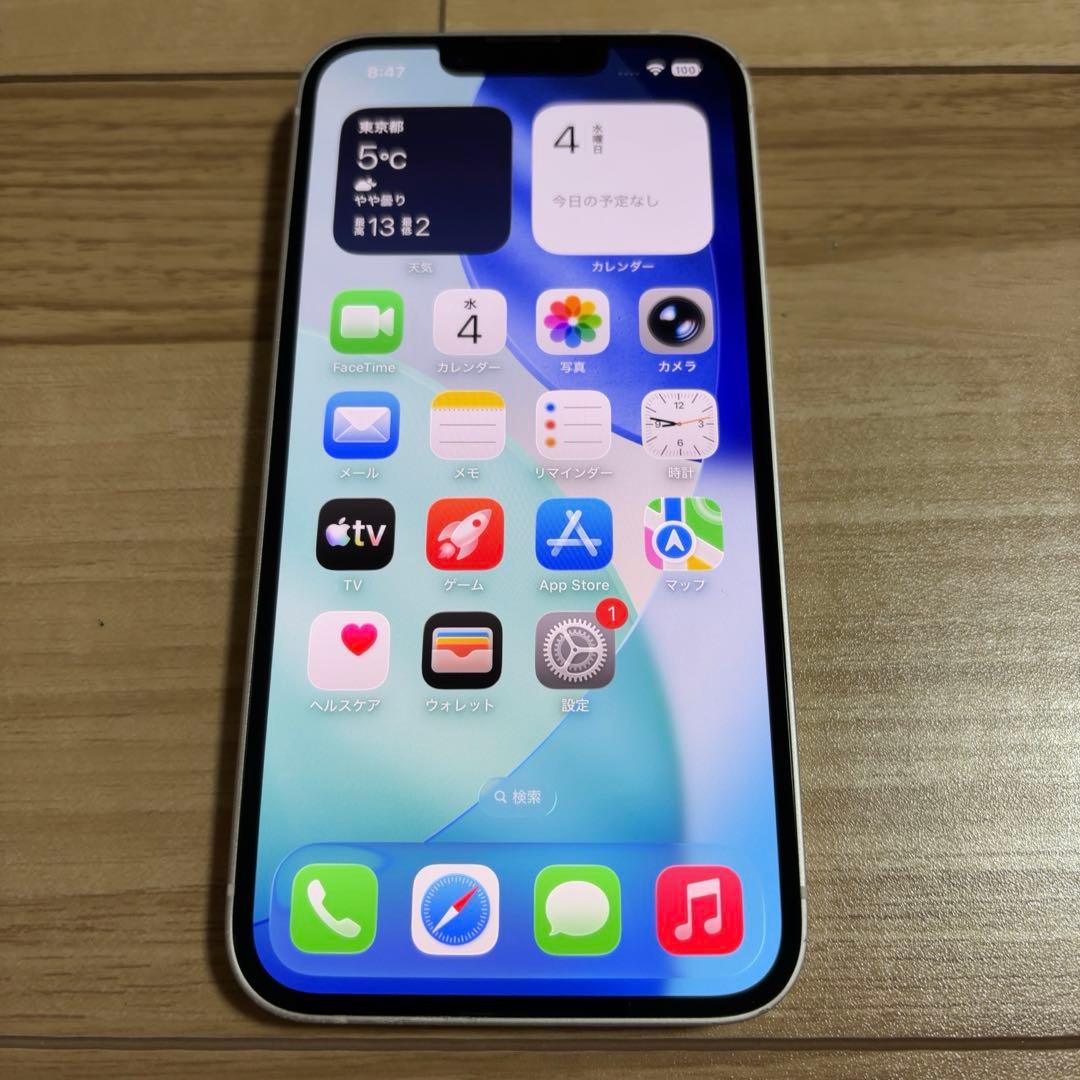 バッテリー新品 iPhone14 128GB スターライト iPhone 14 128GB スターライト バッテリー85% SIMフリー Apple｜Yahoo