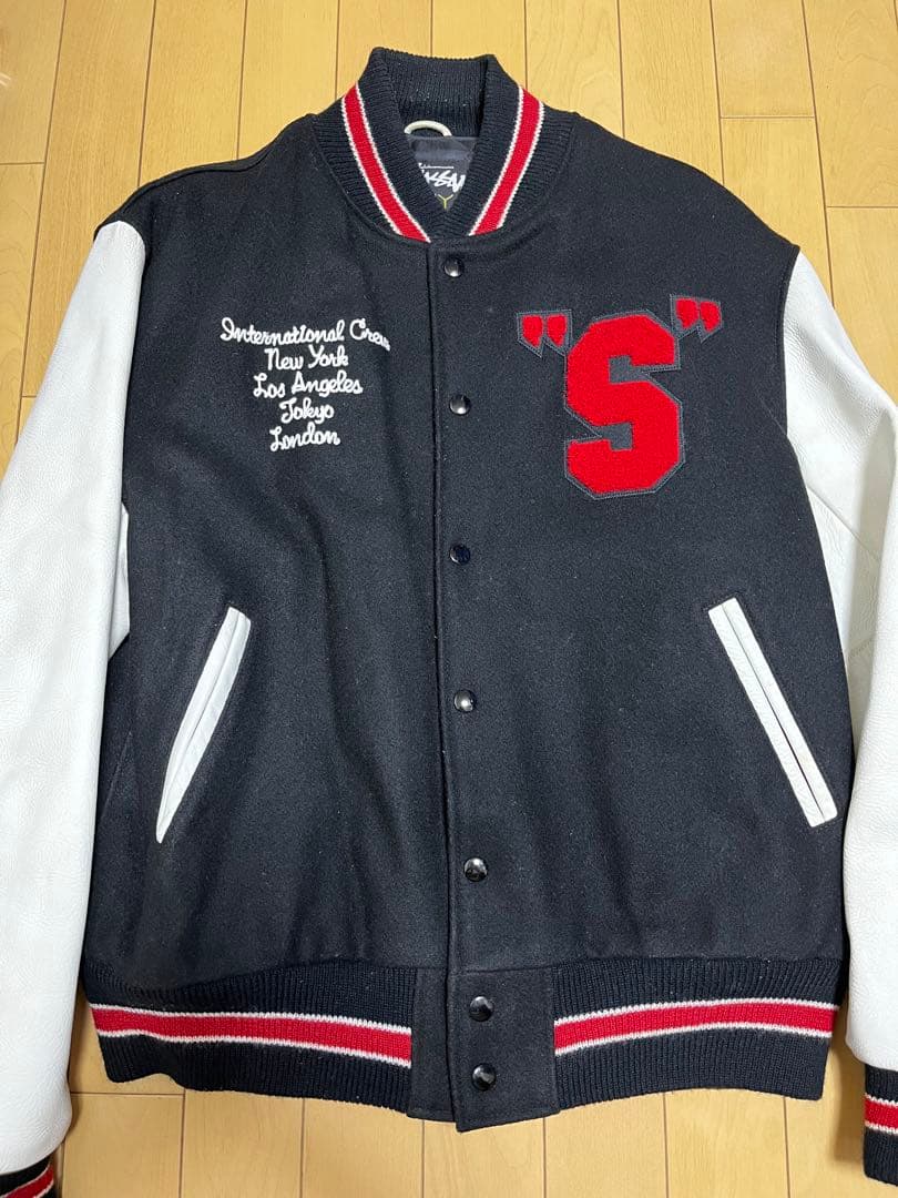 ステューシーstussyスタジャン1000枚限定シリアルナンバー入り古着