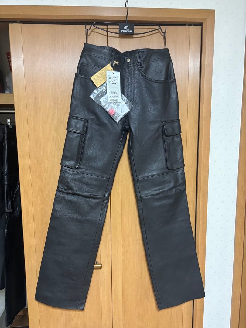 ★さらに値下げ★【未使用】DEGNER DP-17A レザーカーゴパンツ M 黒 DP-17A レザーカーゴパンツ | DEGNER