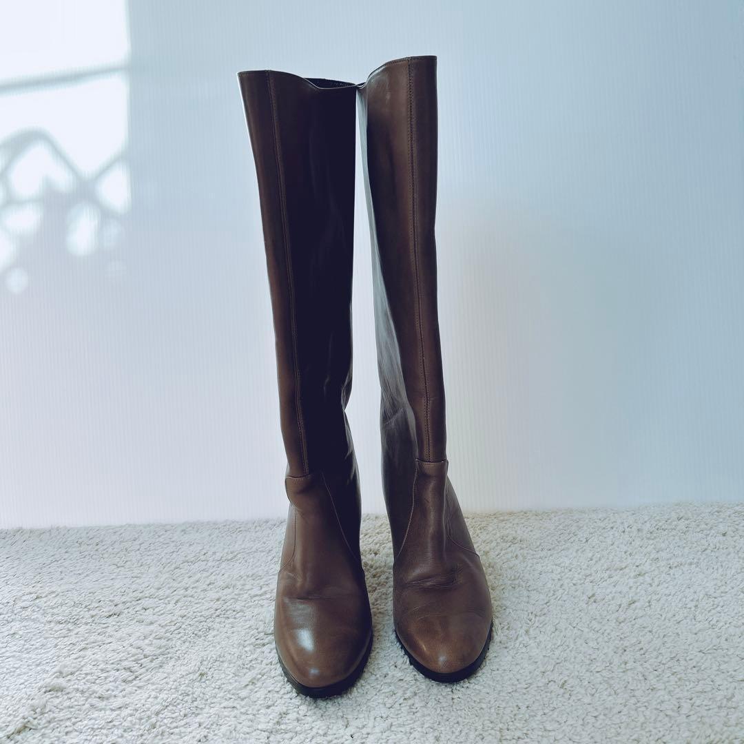 FURUYA Dream K ロングブーツ レザー 日本製 ブラウン 22cm - メルカリ