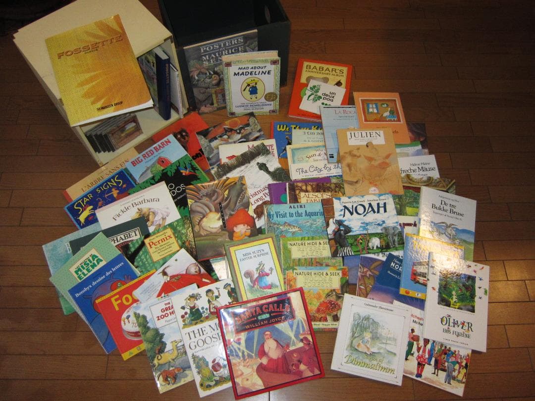 Fossette世界を代表する絵本５５冊セット Amazon.co.jp: 外国語 絵本 世界の絵本 FOSSETTE セット CD 翻訳付