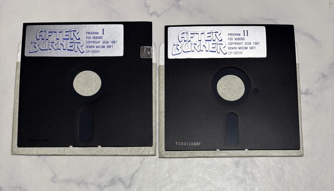 X68000】アフターバーナー2＋店頭デモ同梱版【AFTER BURNER2】 - メルカリ