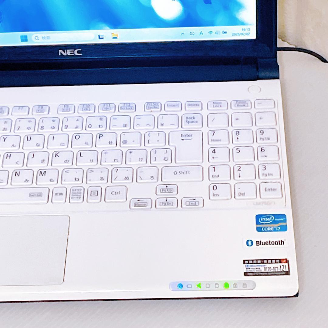 NEC【快速!SSD】ノートパソコン Windows11 Corei7 8GB - メルカリ