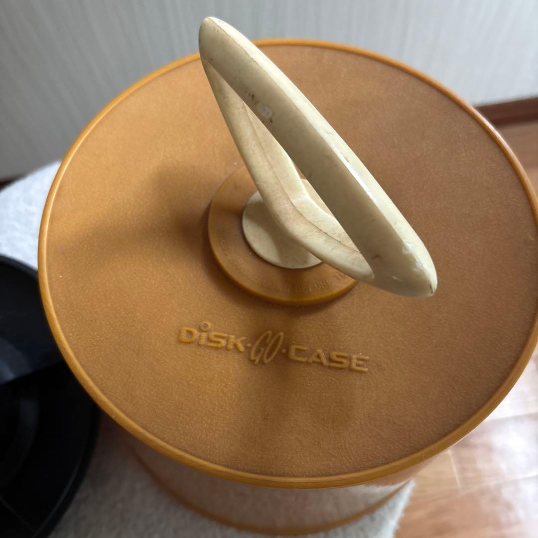 60s〜70s DISK CASE オレンジ レコードケース - メルカリ