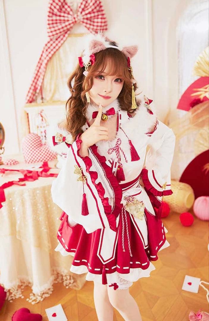 Malymoon ピュアリィファー巫女キャット ピュアリィファー巫女キャット《オリジナルコスプレ9点セット