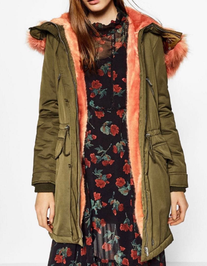 ⚛️♥幻の逸品♥⚛️人気即完売品！ZARA ザラ ピンクファーモッズ