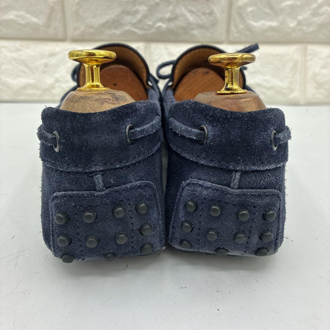 良品】TOD'S トッズ ドライビングシューズ 7.5 ゴンミーニ ネイビー