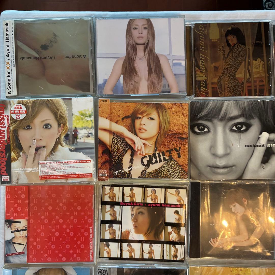 日*4様 浜崎あゆみ まとめて30枚セット アルバム11枚 シングル18枚 +D