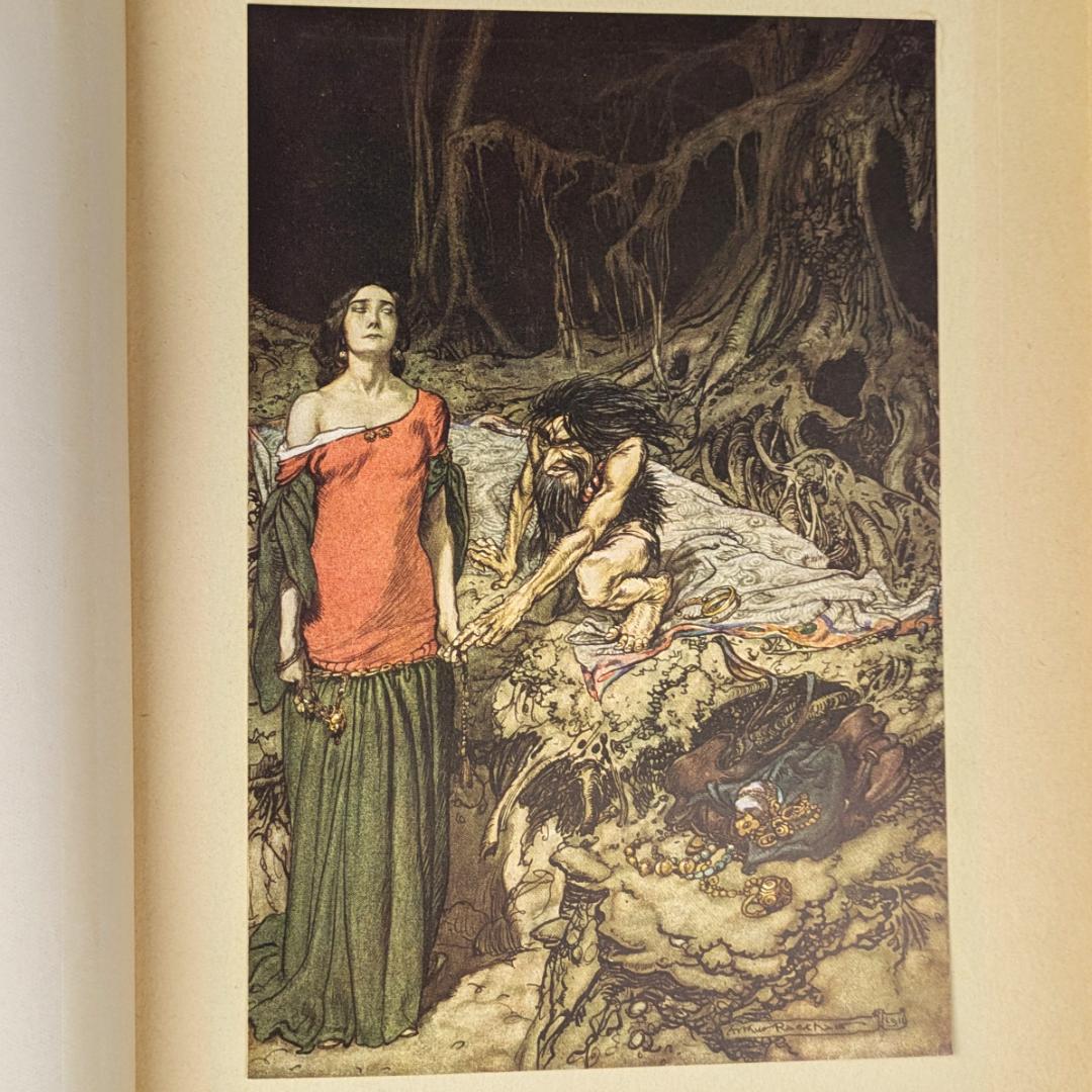 初版 アーサー・ラッカム挿画紋本 カラーイラスト全揃いジークフリート