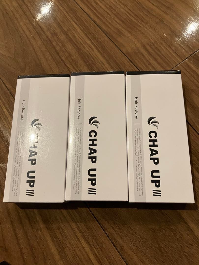 未開封品 CHAP UP チャップアップ 薬用育毛剤　120ml 3個　レフィル チャップアップ（CHAP UP） 育毛剤 レフィル 詰め替え 付け替え 120mL