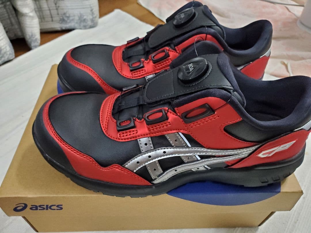 アシックス 安全靴 CP306 限定色 ブラック×ピュアシルバー 25.5cm