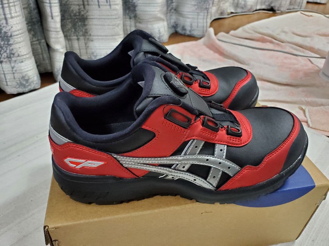 アシックス 安全靴 CP306 限定色 ブラック×ピュアシルバー 25.5cm