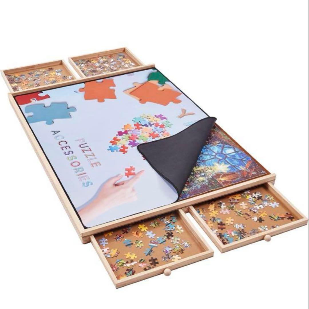YISHAN 1000ピース 木製ジグソーパズル　ボードテーブル　パズルテーブル Amazon.co.jp: YISHAN 1000ピース 木製ジグソーパズルボードテーブル