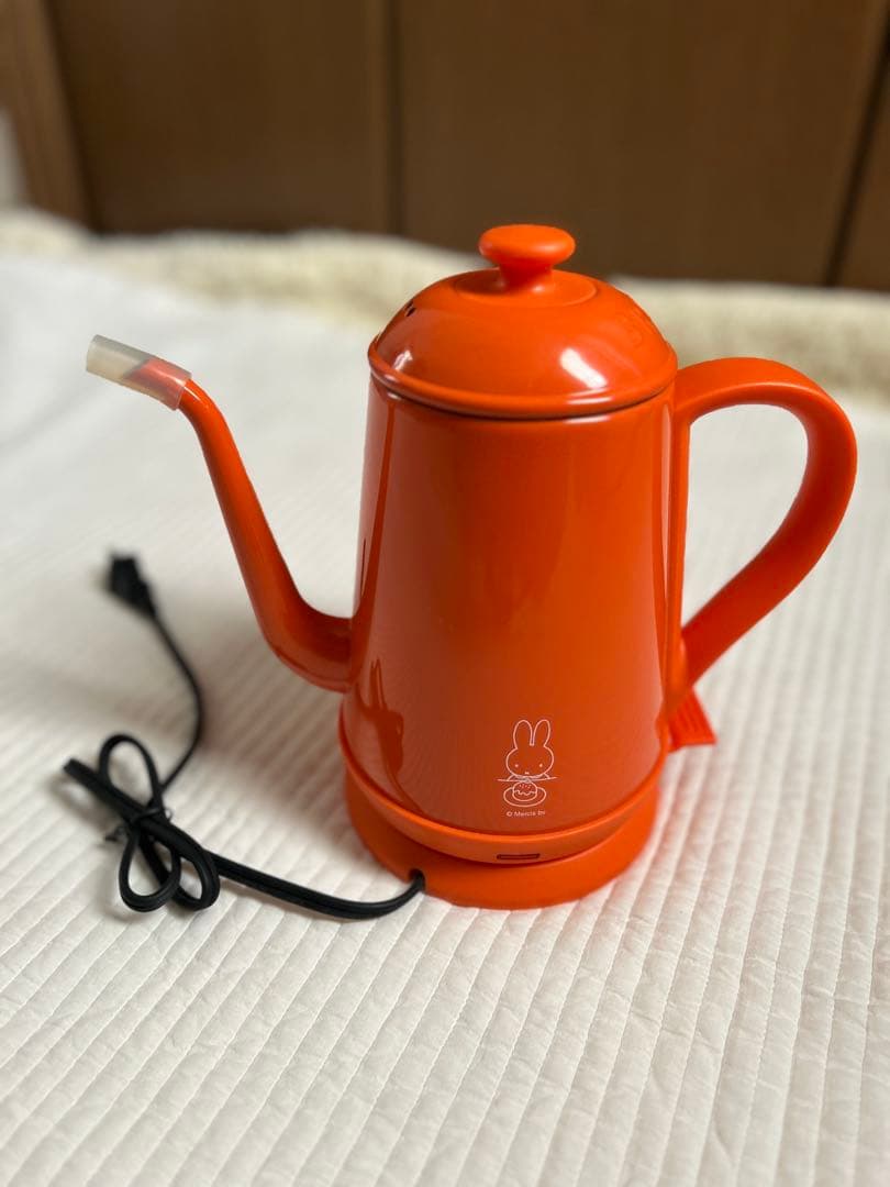 【値下げ中】新品BRUNO ブルーノミッフィー電気ケトル オレンジ ls-ablana_ii-boe072