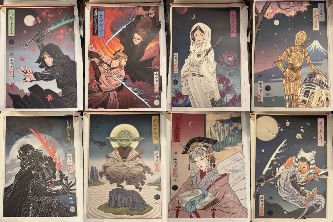 スターウォーズセレブレーションジャパン 浮世絵アートポスター 全16種