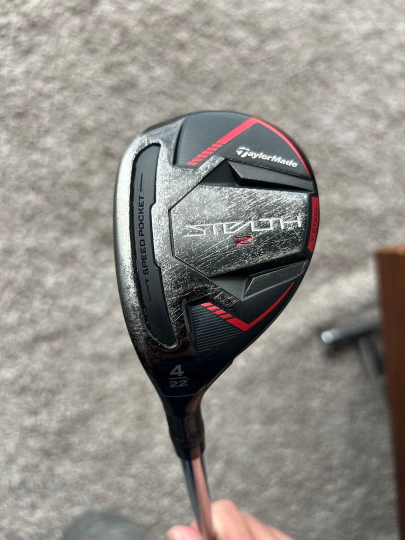 安東　TaylorMade ステルス2 4番ユーティリティ レフティ 中古】ステルス2 レスキュー ユーティリティ KBS MAX MT85 JP 25 S C