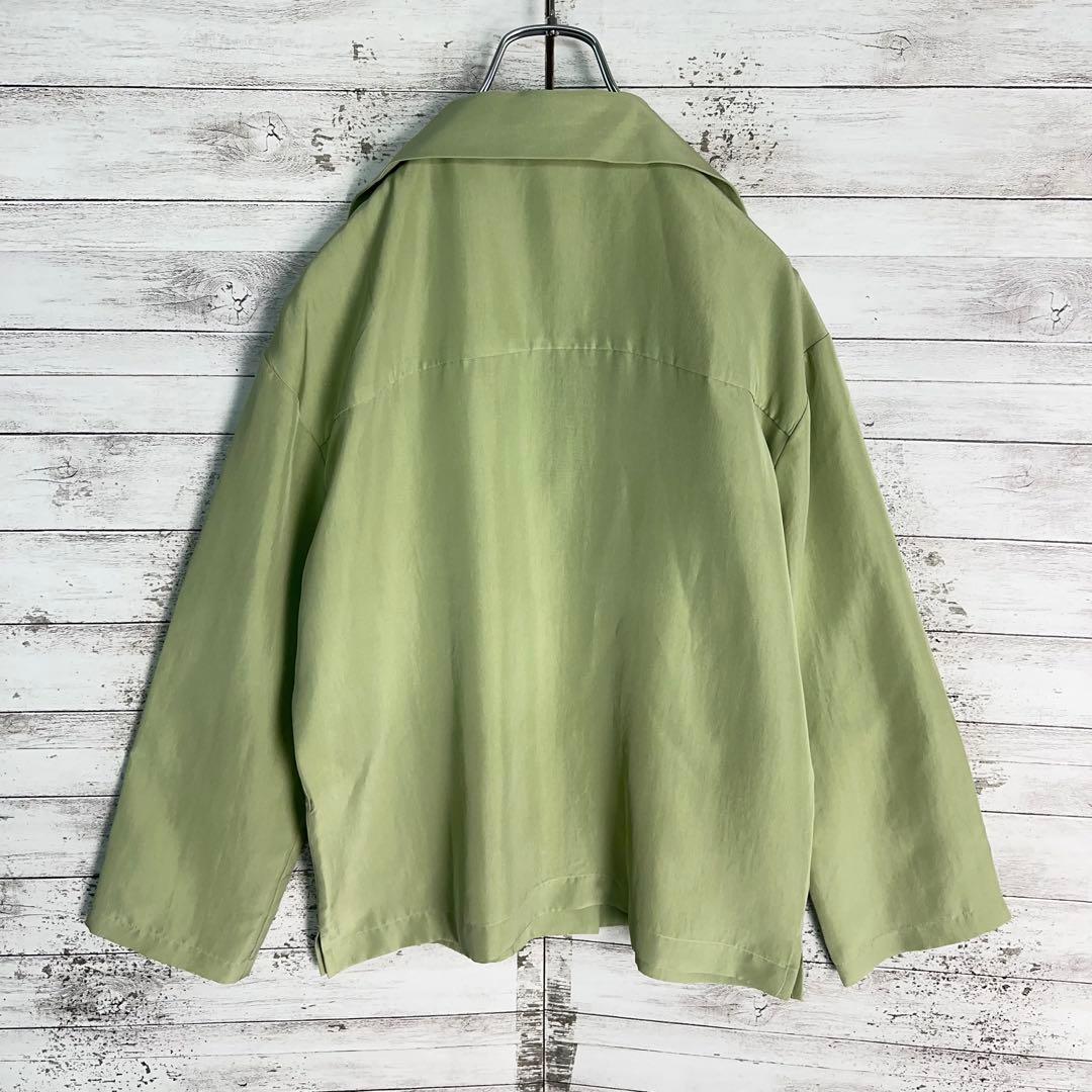 11617【美品・人気モデル】ロエベ アナグラム オープンカラー長袖