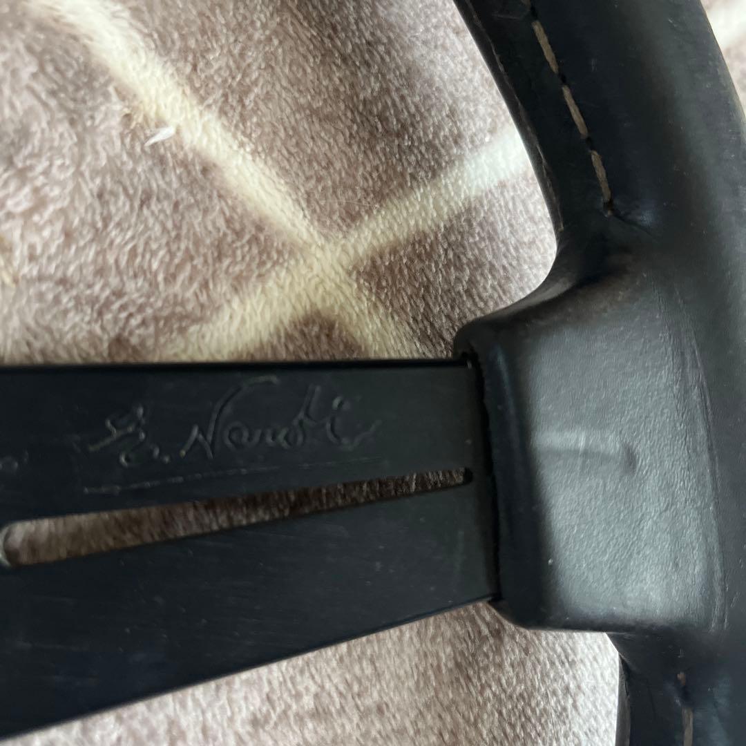 中古】NARDI ナルディ クラシック ブラックレザー＆ブラックスポーク