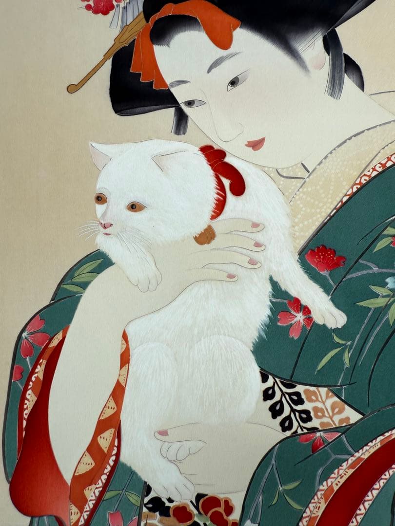 T15 伝統工芸士副会長 摺師 本田春麗 限定17/60部 原画（目黒雅叙園