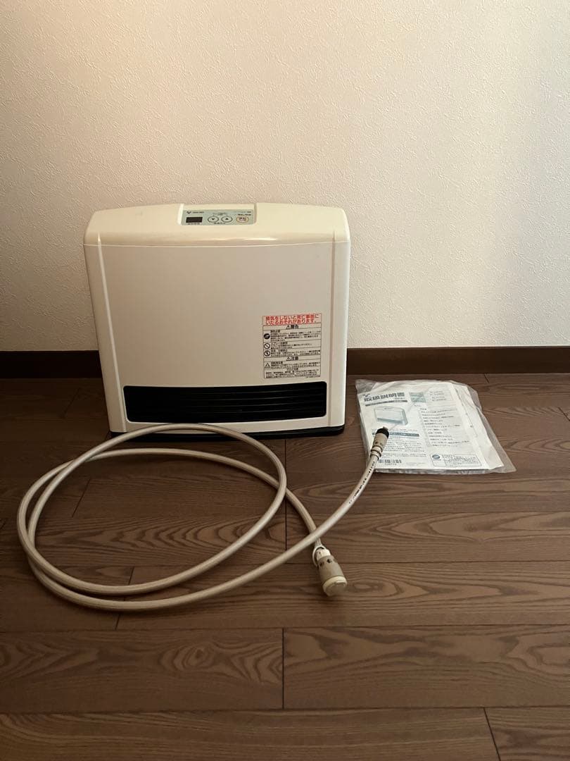 ガスファンヒーター 都市ガス リンナイRCー24FHA ガスホース取扱説明書