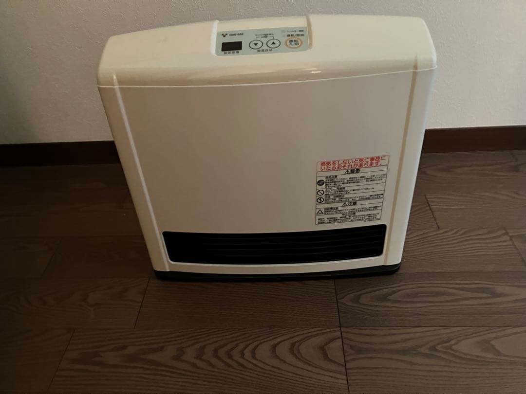 ガスファンヒーター 都市ガス リンナイRCー24FHA ガスホース取扱説明書