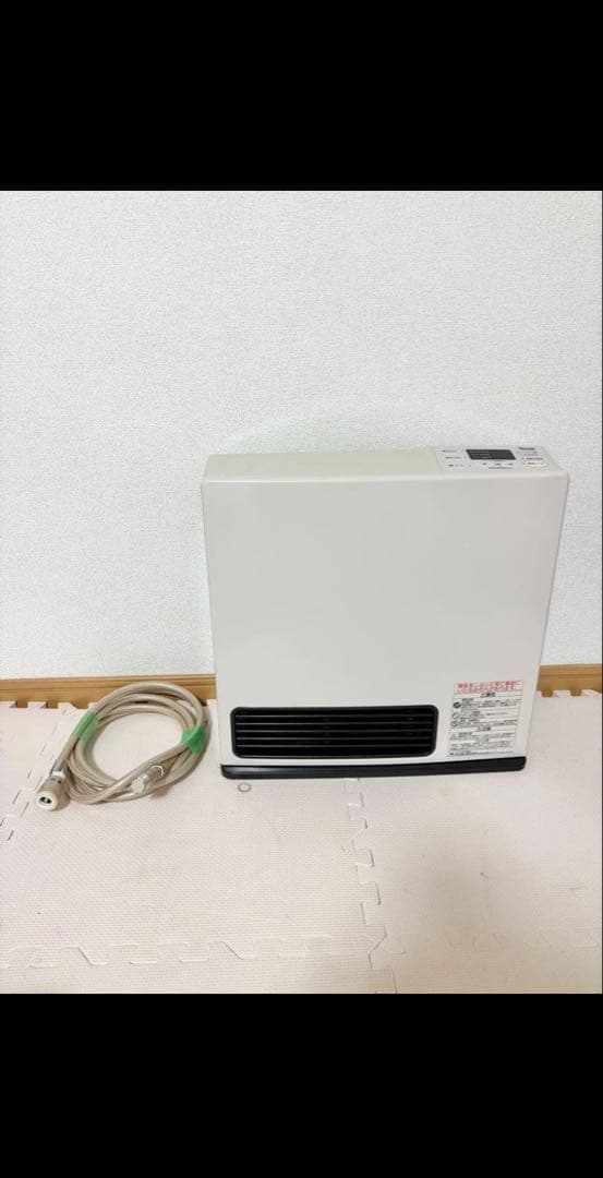 ホワイトRinnaiガスファンヒーター ガスコード3m付き　LPガス用 speedou_gascord-30-ko