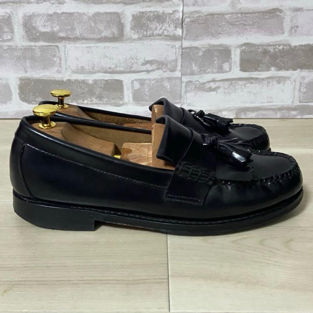【美品】G.H.BASS キルトタッセルローファー 27.5cm フリンジ