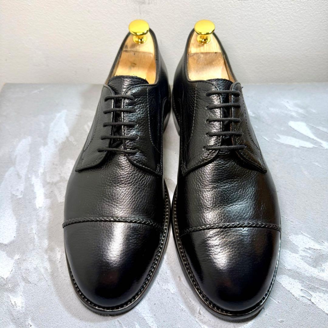 美品】AMEDEO TESTONI イタリア製 グレインレザー クリーニング済