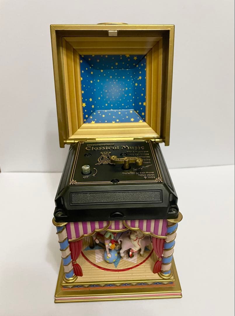 むらむらいこうじ オルゴール CMK-002 道化誌 ピエロ 美品 インテリア