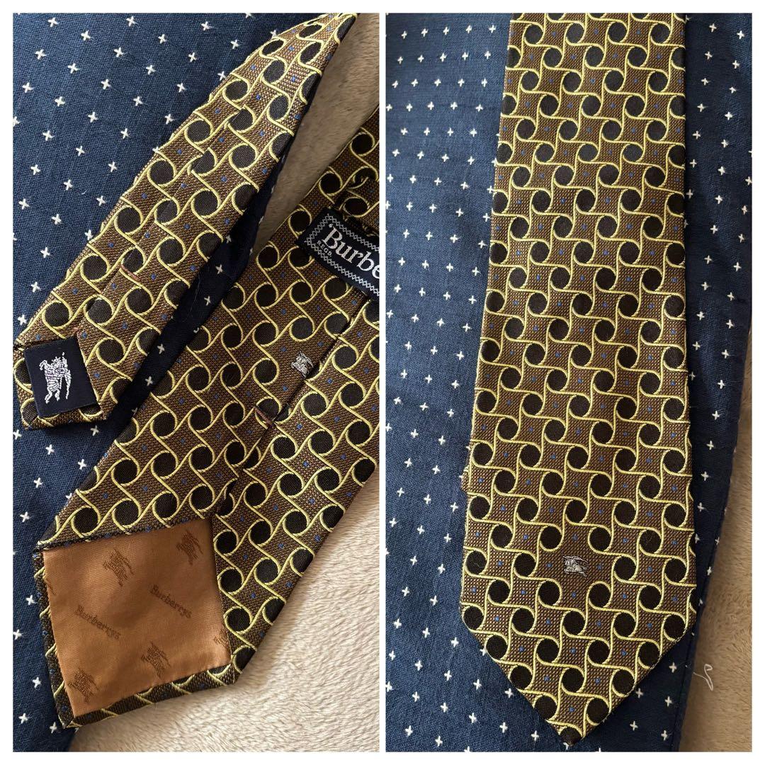 レトロコーデ】 ダブルスーツ シャツ バーバリー ネクタイ ピンズ セット