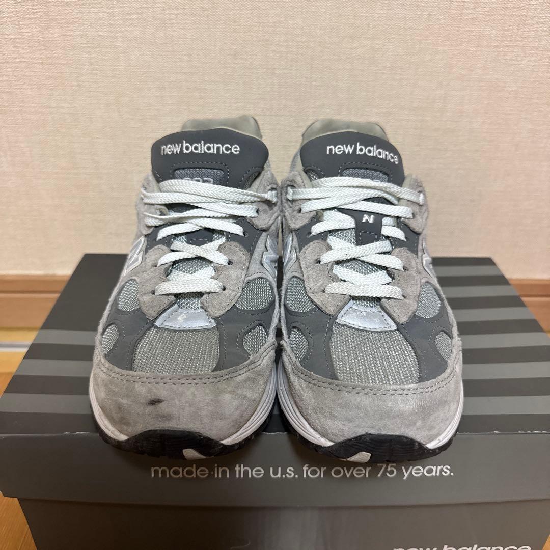 New Balance 992 USA 24.5cm グレー
