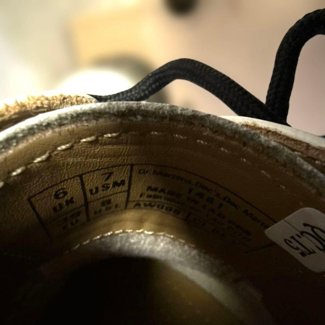 美品ドクターマーチン3ホール UK6 25cm 1461 25.5cm