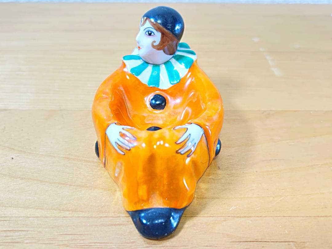 オールドノリタケ ピエロ ピンディッシュ トレイ 小物入 フィギュア