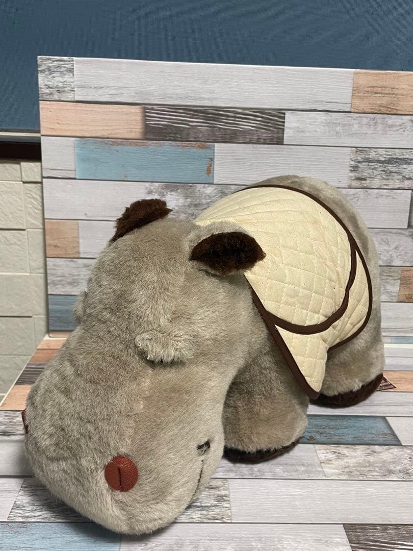 タグ付 三英 貿易 ぬいぐるみ カバ レア物 当時物 昭和レトロ